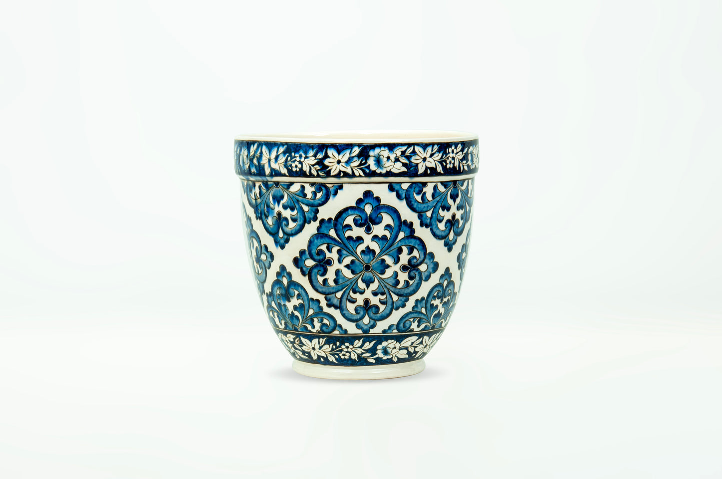 BLUE&amp;BLANC FLOWERPOT