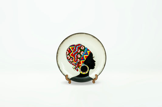 25cm ETHNIC PATTERNED ARABIC PLATE