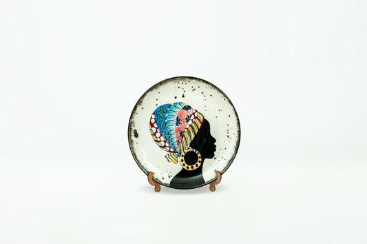 25 CM ETHNIC PATTERNED ARABIC PLATE