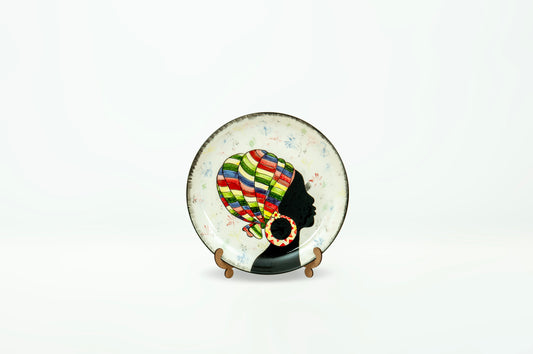 25 CM ETHNIC PATTERNED ARABIC PLATE