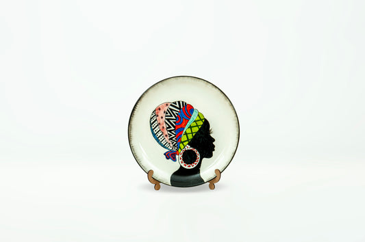 25 CM ETHNIC PATTERNED ARABIC PLATE