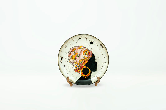 25 CM ETHNIC PATTERNED ARABIC PLATE